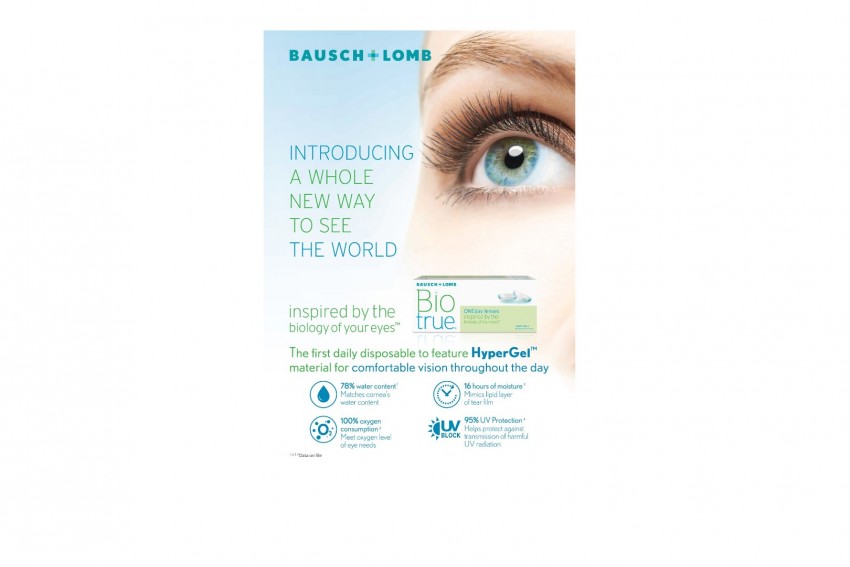 BAUSCH + LOMB BIOTRUE ONEDAY FOR ASTIGMATISM 30 + 10 FREE LENSES