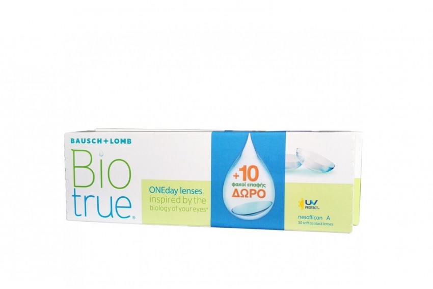 Bausch + Lomb BIOTRUE ONEDAY 30 + 10 ΦΑΚΟΙ ΔΩΡΟ 