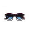 MOSCOT DAHVEN BURGUNDY DENIM BLUE