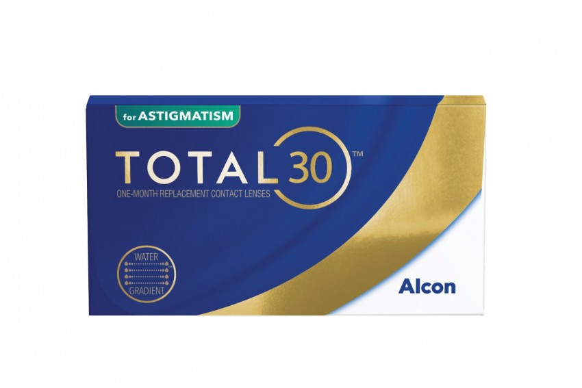 ALCON TOTAL 30 FOR ASTIGMATISM 3 PACK ΜΗΝΙΑΙΟΙ ΑΣΤΙΓΜΑΤΙΚΟΙ 