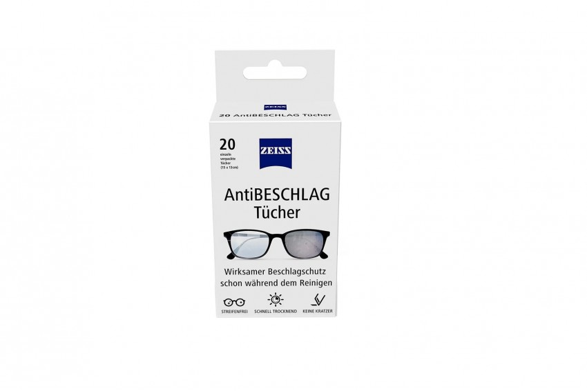 ZEISS ANTIBESCHLAG TUCHER - ΑΝΤΙ-ΘΑΜΒΩΤΙΚA ΜΑΝΤΗΛΑΚΙΑ 20 ΤΜΧ